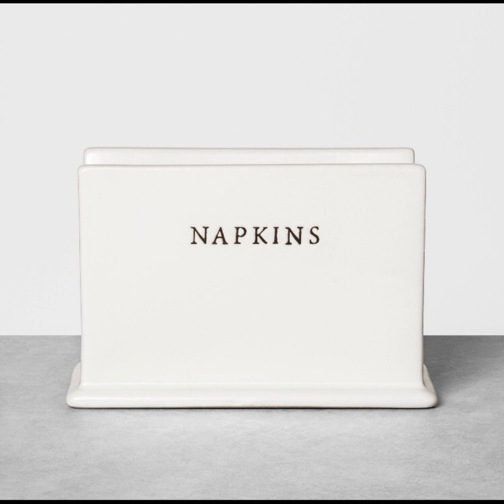 HEARTH AND HAND Magnolia Napkin Holder Stoneware